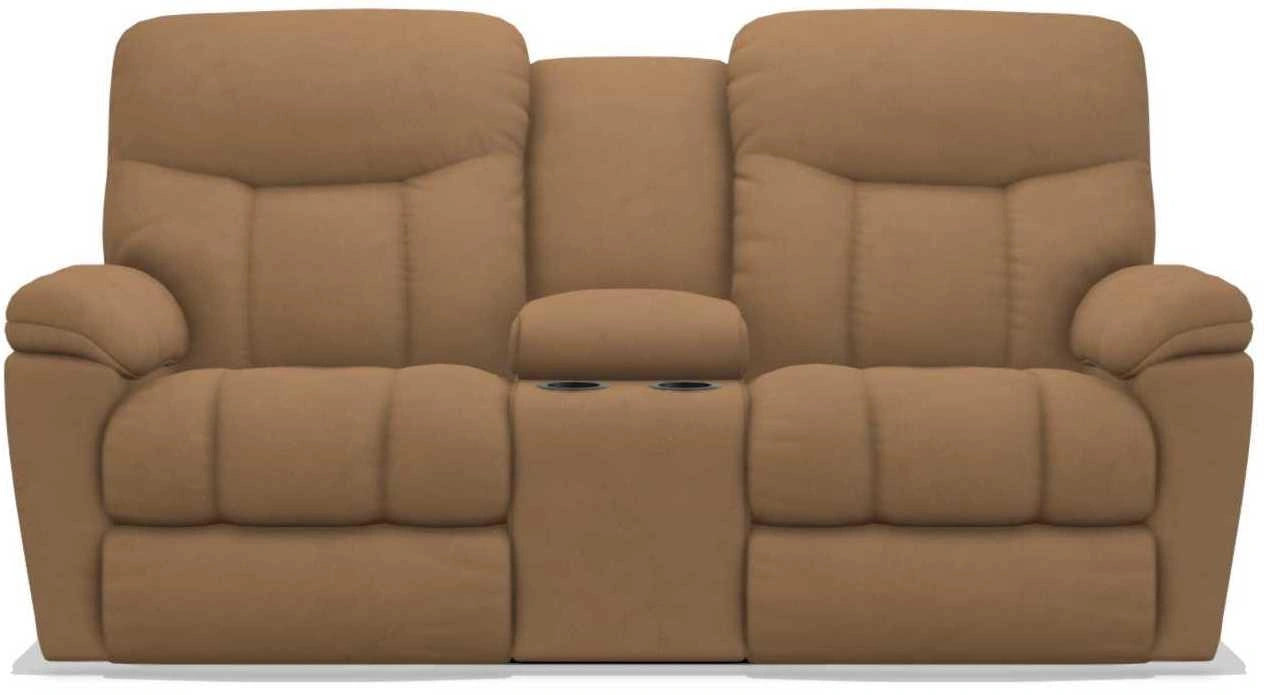 La-Z-Boy Morrison Fawn Power Reclining Loveseat with Console