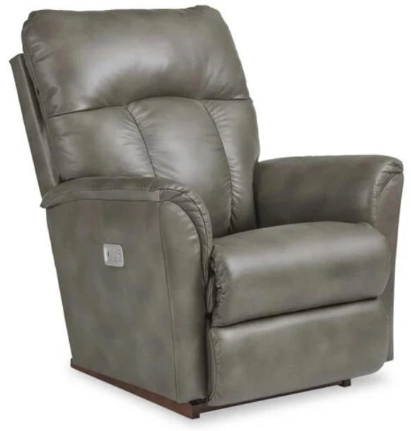 La-Z-Boy Arthur Grey Power Rocking Recliner with Headrest