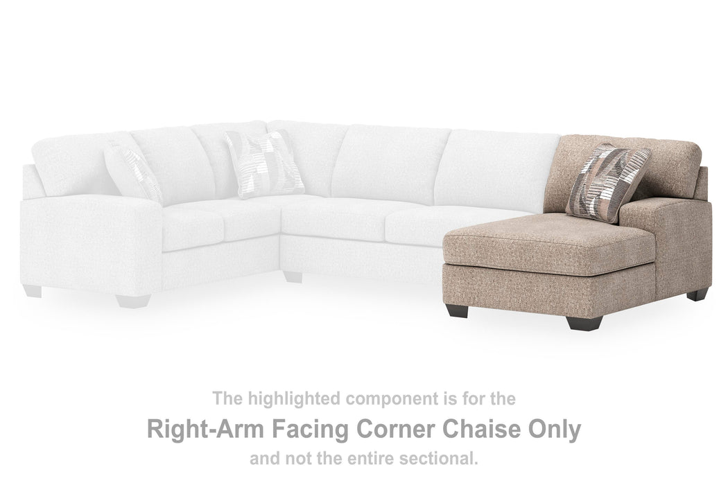 Newellen Sleeper Sectional with Chaise - Plourde Furniture Co (Caribou, ME)