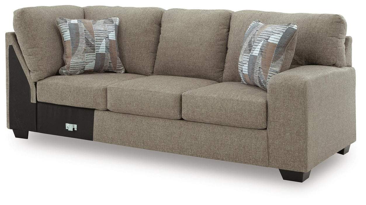 Newellen Sleeper Sectional with Chaise - Plourde Furniture Co (Caribou, ME)