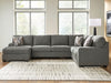 Clarington Sectional with Chaise - Plourde Furniture Co (Caribou, ME)