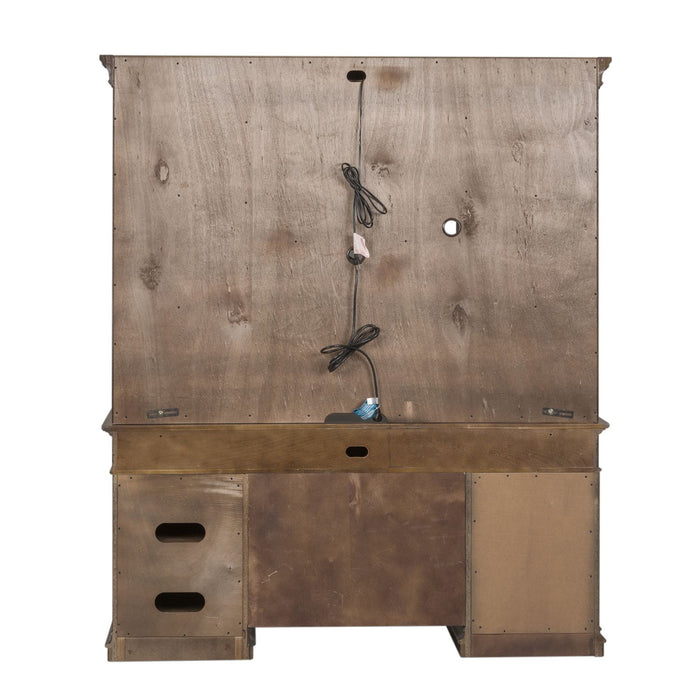 Amelia Jr Executive Credenza Set - Plourde Furniture Co (Caribou, ME)