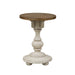 Morgan Creek Chair Side Table in Antique White image