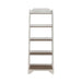 Magnolia Manor Leaning Pier Bookcase in Antique White & Weathered Bark image