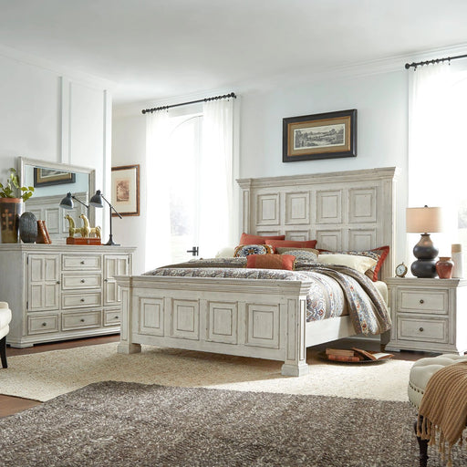Big Valley King California Panel Bed, Dresser & Mirror, Night Stand image