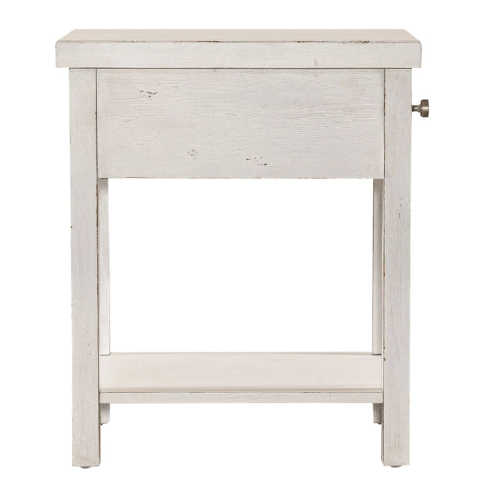 Modern Farmhouse Drawer Chair Side Table image