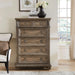 Carlisle Court 5 Drawer Chest in Chestnut with Dusty Wax image