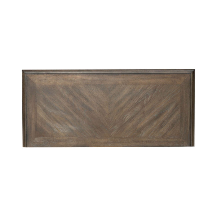 Carlisle Court 5 Drawer Chest in Chestnut with Dusty Wax image