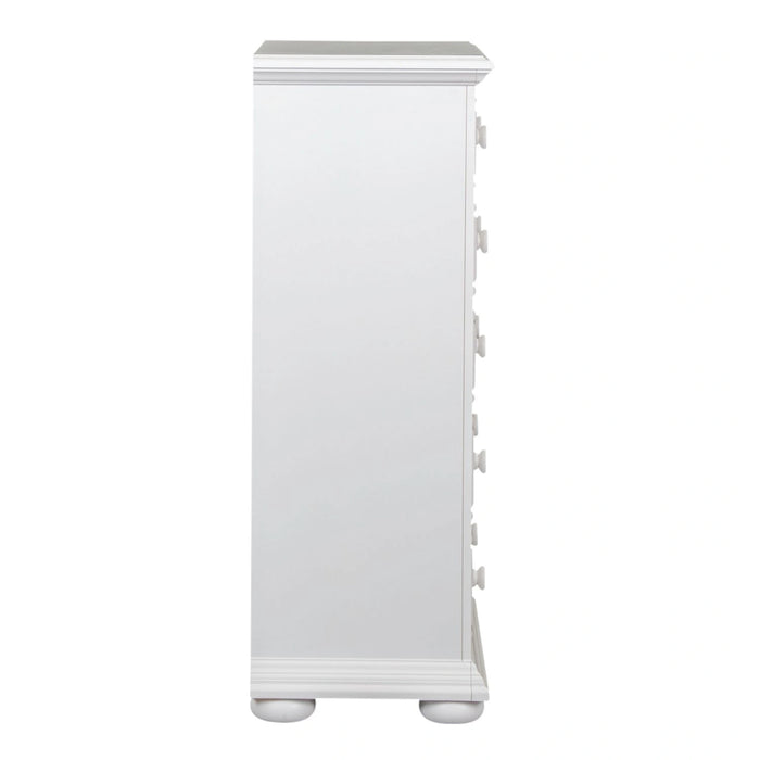 Summer House 5 Drawer Chest in White image