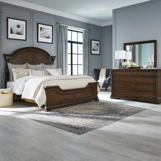 Arden Road King Poster Bed, Dresser & Mirror image