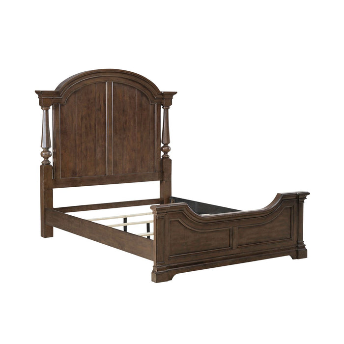 Arden Road Queen Poster Bed - Plourde Furniture Co (Caribou, ME)