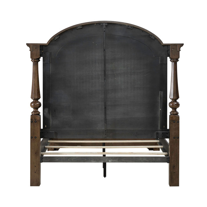 Arden Road Queen Poster Bed - Plourde Furniture Co (Caribou, ME)