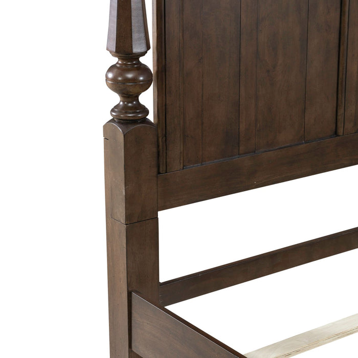 Arden Road Queen Poster Bed - Plourde Furniture Co (Caribou, ME)