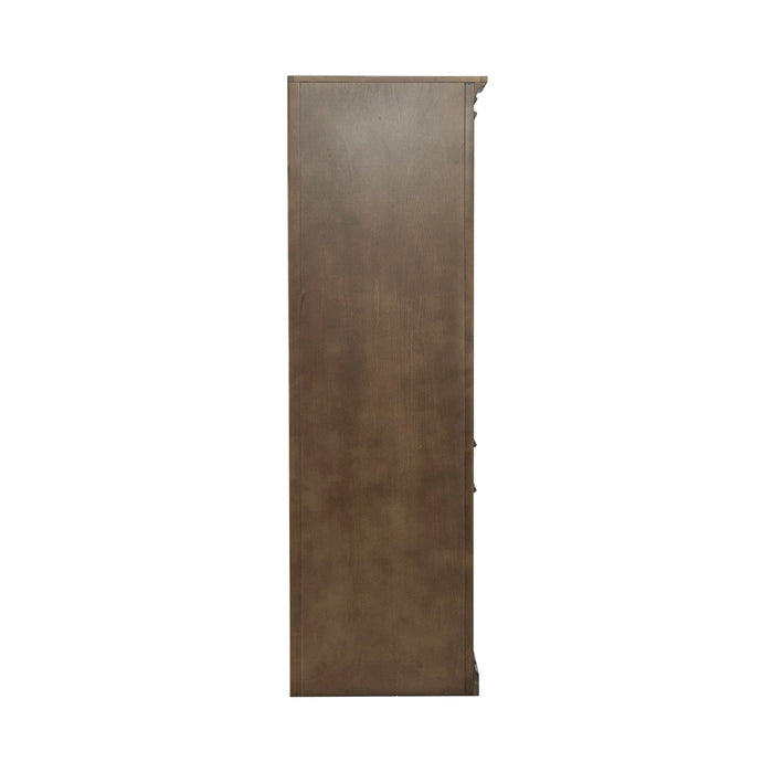 Arden Road Corner Cabinet in Satin Cherry - Plourde Furniture Co (Caribou, ME)
