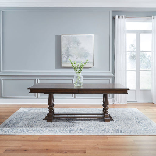 Arden Road Trestle Table Set - Plourde Furniture Co (Caribou, ME)