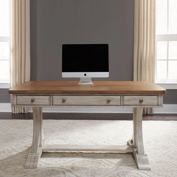 Farmhouse Reimagined Writing Desk in Antique White image