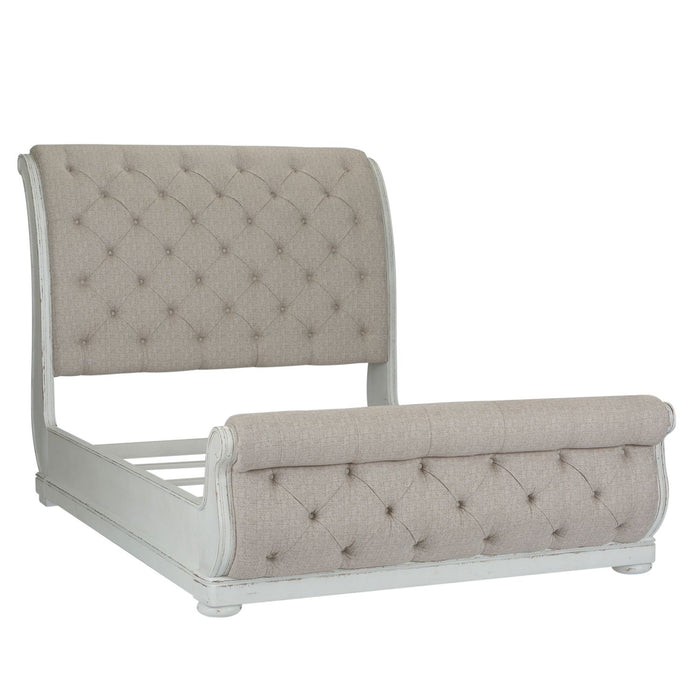Abbey Park King California Sleigh Bed - Plourde Furniture Co (Caribou, ME)