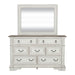 Abbey Park King California Sleigh Bed, Dresser & Mirror - Plourde Furniture Co (Caribou, ME)