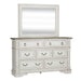 Abbey Park King Panel Bed, Dresser & Mirror, Chest - Plourde Furniture Co (Caribou, ME)