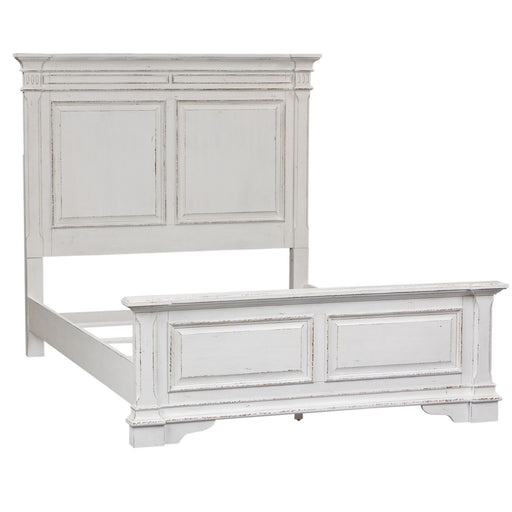 Abbey Park Queen Panel Bed, Dresser & Mirror, Chest, Night Stand - Plourde Furniture Co (Caribou, ME)
