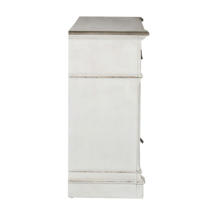 Abbey Park Drawer Dresser in Antique White - Plourde Furniture Co (Caribou, ME)