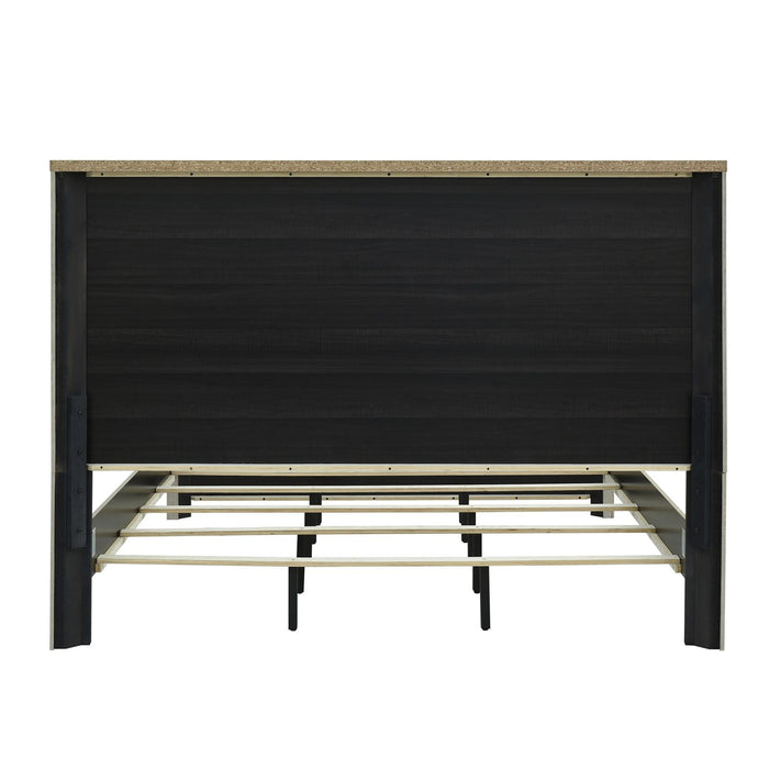 Modern Play King Panel Bed - Plourde Furniture Co (Caribou, ME)