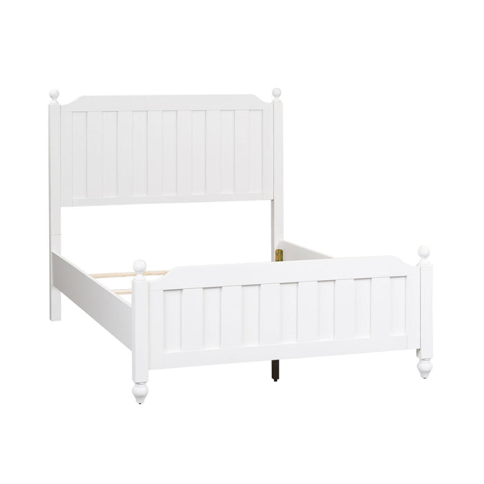 Cottage View Full Panel Bed in White - Plourde Furniture Co (Caribou, ME)