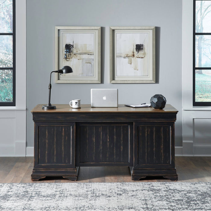 Meritage Jr Executive Desk - Plourde Furniture Co (Caribou, ME)