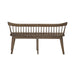 Midland Falls Spindle Back Bench in Rustic Brown image