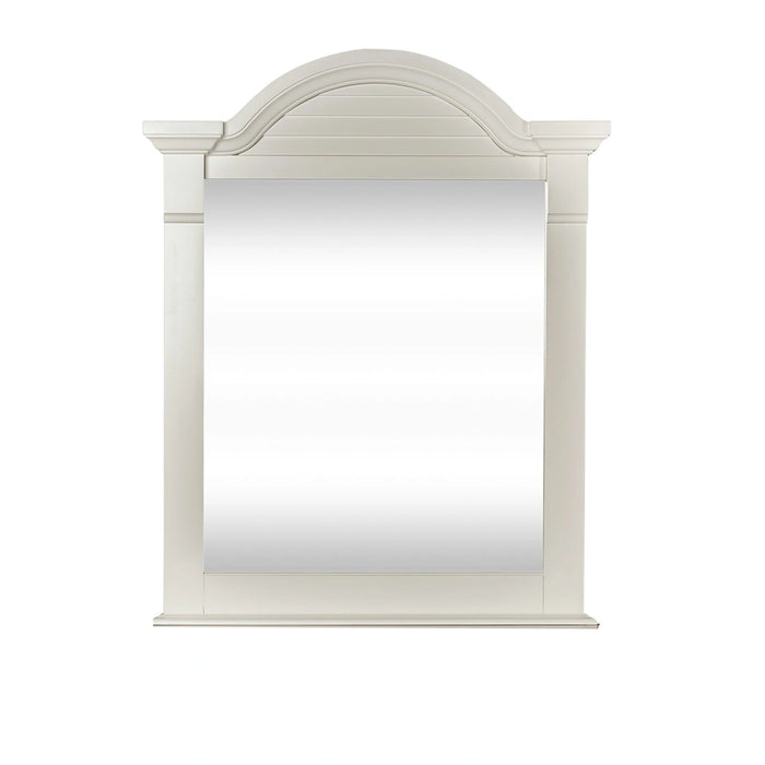 Summer House Small Mirror in Oyster White image