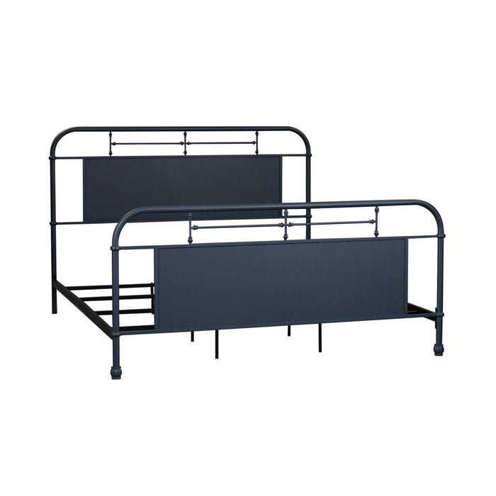 Vintage Series Metal Bed in Navy image
