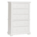 Summer House 5 Drawer Chest in Oyster White image