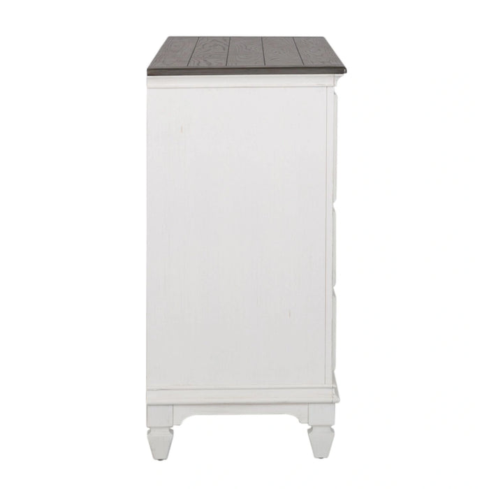 Allyson Park Drawer Dresser in Wirebrushed White image