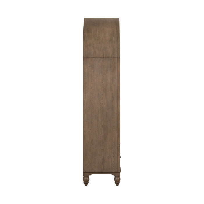 Americana Farmhouse Arched Display Cabinet image