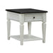 Allyson Park Drawer End Table in Wirebrushed White image