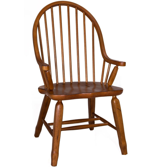 Treasures Bow Back Arm Chair - Oak image