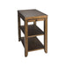 Mitchell Chairside Table in Brown - Plourde Furniture Co (Caribou, ME)