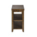 Liberty Furniture Mitchell Chairside Table in Brown image