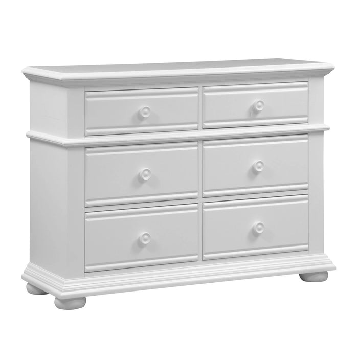 Summer House 6 Drawer Dresser in Oyster White image