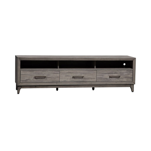 Mercury 76 Inch TV Console in Driftwood Gray - Plourde Furniture Co (Caribou, ME)