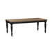Harvest Home Rectangular Leg Dining Table in Chalkboard image