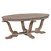 Greystone Mill Oval Cocktail Table in Stone White image