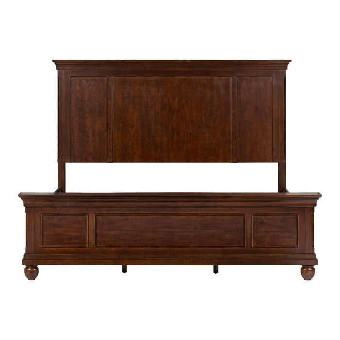 Rustic Traditions King California Panel Bed - Plourde Furniture Co (Caribou, ME)