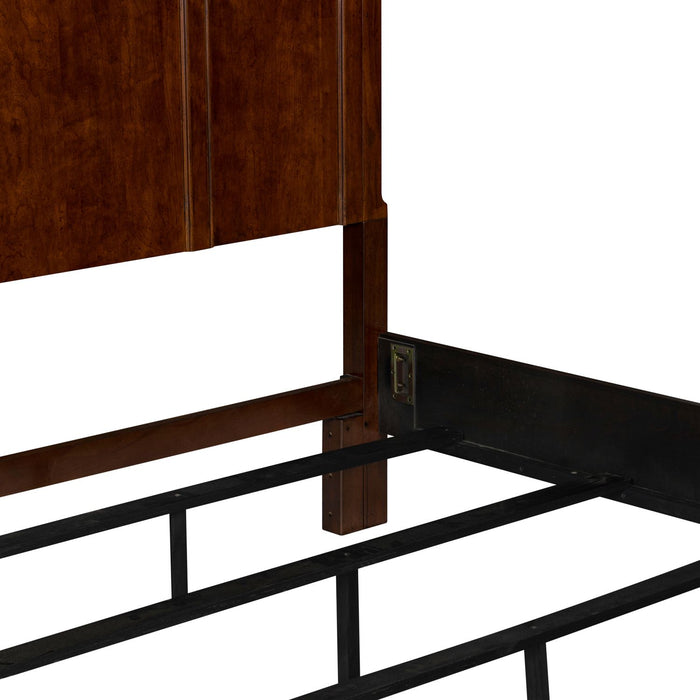 Rustic Traditions King California Panel Bed - Plourde Furniture Co (Caribou, ME)