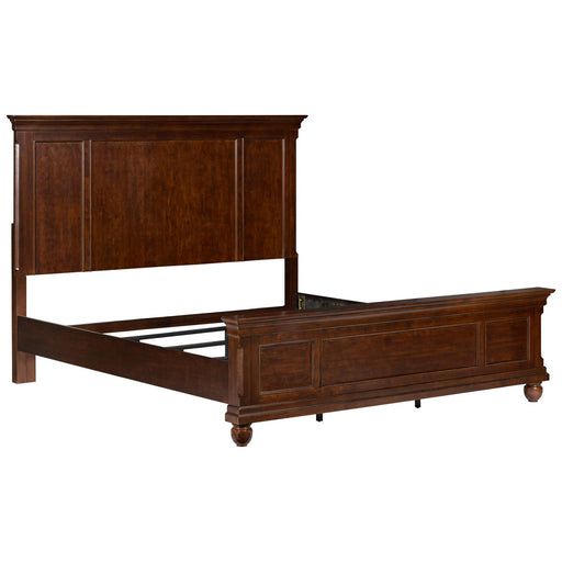 Rustic Traditions King Panel Bed - Plourde Furniture Co (Caribou, ME)