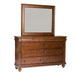 Rustic Traditions King Sleigh Bed, Dresser & Mirror, Night Stand - Plourde Furniture Co (Caribou, ME)