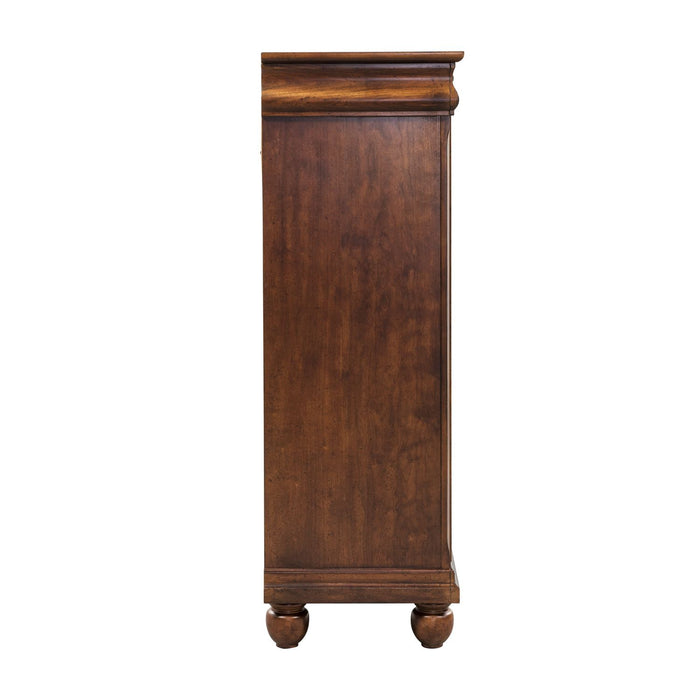Rustic Traditions 5 Drawer Chest in Rustic Cherry - Plourde Furniture Co (Caribou, ME)