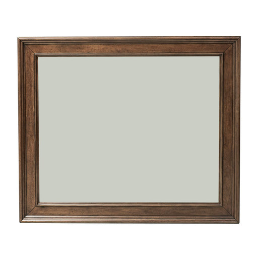 Rustic Traditions Landscape Mirror in Rustic Cherry - Plourde Furniture Co (Caribou, ME)