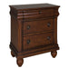 Rustic Traditions 3 Drawer Nightstand in Rustic Cherry - Plourde Furniture Co (Caribou, ME)