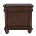 Rustic Traditions 3 Drawer Nightstand in Rustic Cherry - Plourde Furniture Co (Caribou, ME)